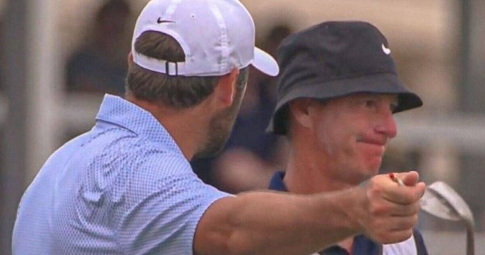 Scottie Scheffler explodes at caddie whose 'ears will be bleeding' from incident