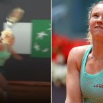 Tennis star faces fine over racket violence after blowing nine match points