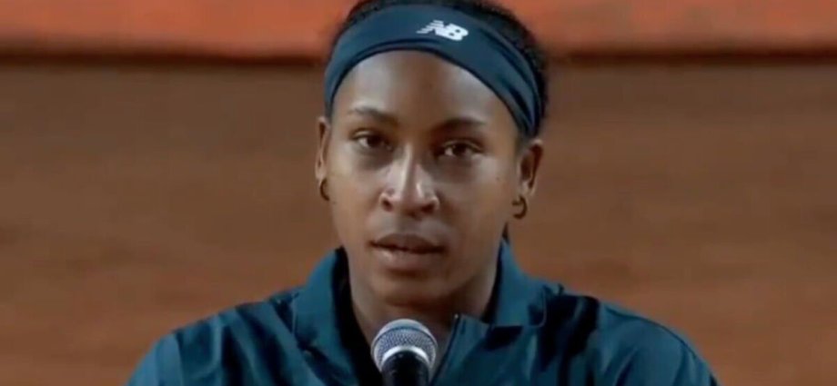 Coco Gauff apologises immediately after losing Italian Open final to Svitolina