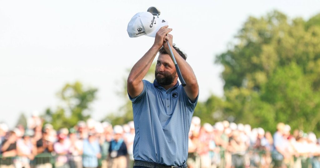 Jon Rahm shows true colours immediately after losing to Aaron Rai ...
