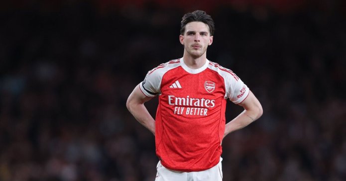 Declan Rice hits back at Man City in Arsenal Premier League title message