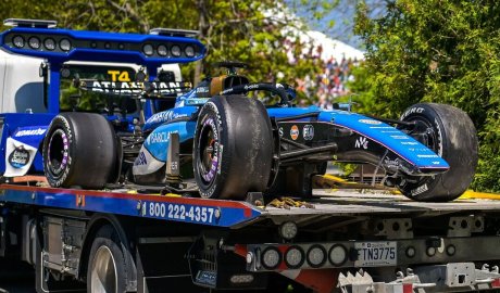 Williams boss details 'extensive' damage to Albon's car after hitting animal