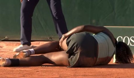 French Open match called off as star screams in agony at horror injury