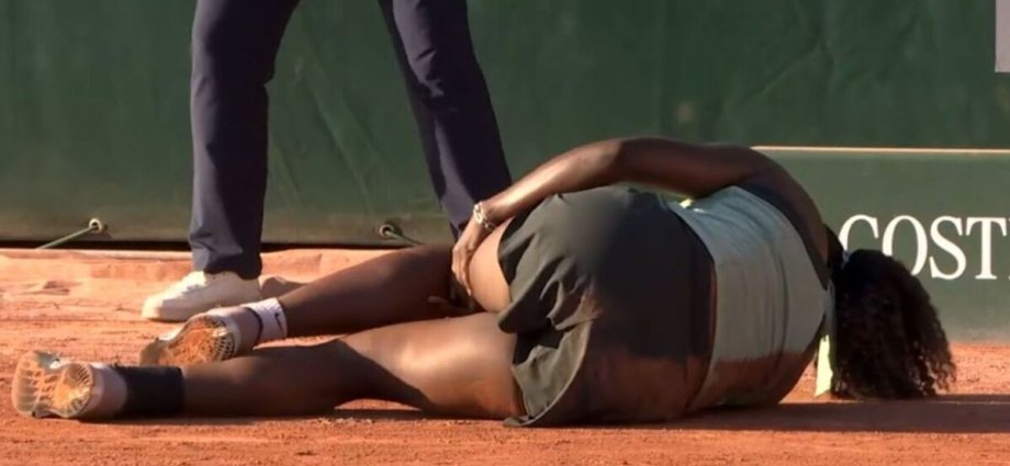 French Open match called off as star screams in agony at horror injury