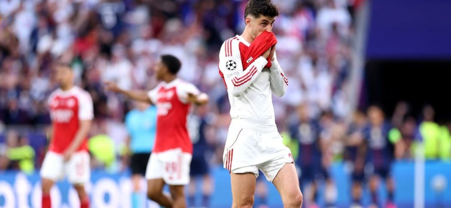 Arsenal suffer Champions League heartbreak as PSG win leaves Havertz red-faced