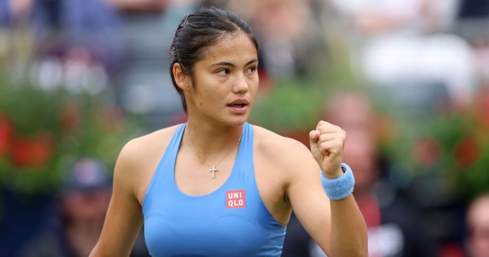 Emma Raducanu forced back onto court hours after winning match at Queen’s