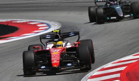 F1 LIVE: Lewis Hamilton chasing victory at Barcelona GP as Russell battle looms