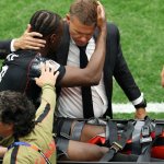 Canada's Ismael Kone stretchered off with 'broken leg' at World Cup