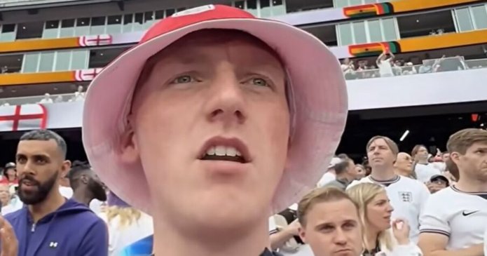 Angry Ginge fumes after demanding fan is kicked out of England World Cup match