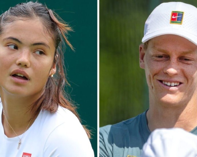 Wimbledon latest with Raducanu on court after scare as Sinner has tests