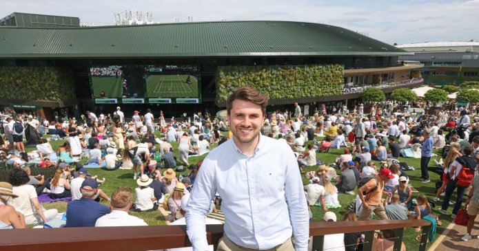 I was at Wimbledon on the first day - what you don't see on BBC's TV coverage