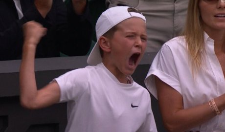 Novak Djokovic's son steals the show and leaves John McEnroe gobsmacked
