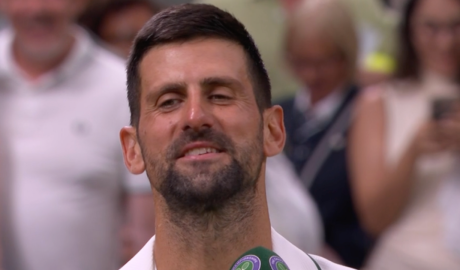 Novak Djokovic stops Wimbledon speech as Rory McIlroy put on the spot
