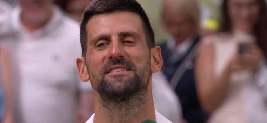 Novak Djokovic stops Wimbledon speech as Rory McIlroy put on the spot