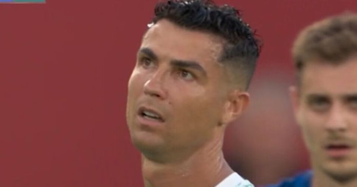 Cristiano Ronaldo reaction to Portugal sub says it all - 'Look at his face'