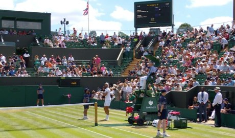 Serena Williams withdraws from Wimbledon as BBC rage after match halted