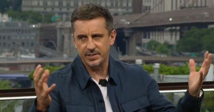 Neville’s Donald Trump comment sets ITV pundits off after Lionel Messi moment