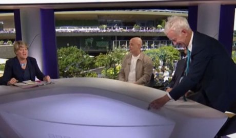 McEnroe walks out of BBC Wimbledon coverage again as Agassi swears live on air
