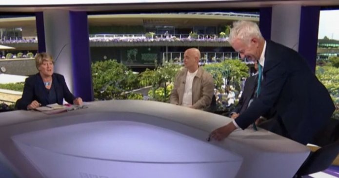 McEnroe walks out of BBC Wimbledon coverage again as Agassi swears live on air