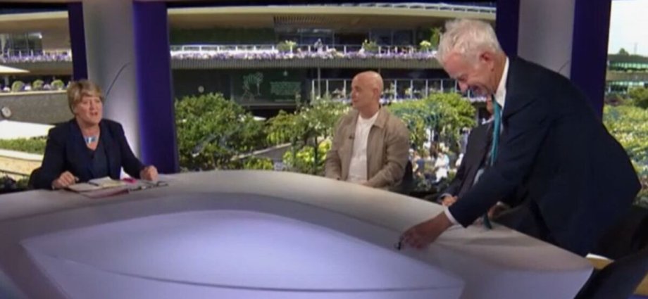 McEnroe walks out of BBC Wimbledon coverage again as Agassi swears live on air