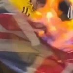 Argentina fans caught burning Union Jack flag ahead of England semi-final