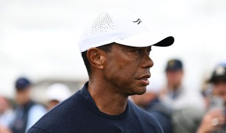 Tiger Woods' three-word reaction when The Open security denied him entry