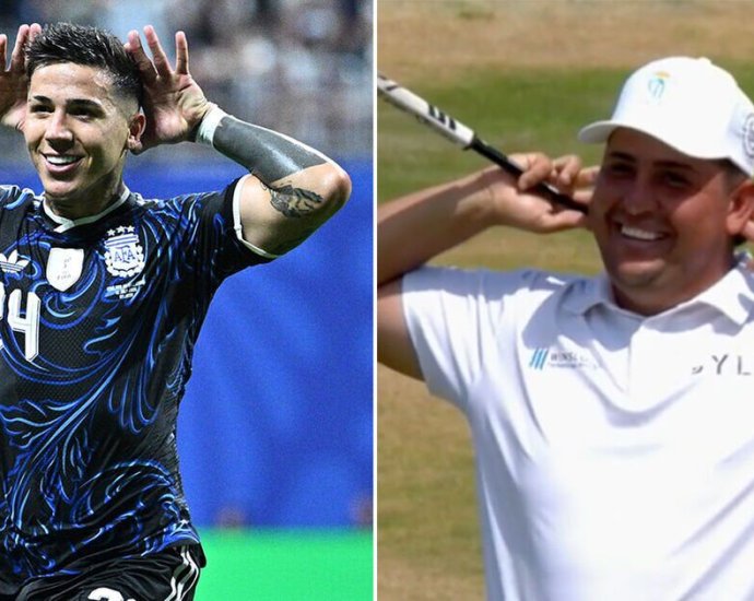 Argentine golfer cruelly mocks England at The Open with Fernandez celebration