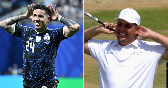 Argentine golfer cruelly mocks England at The Open with Fernandez celebration