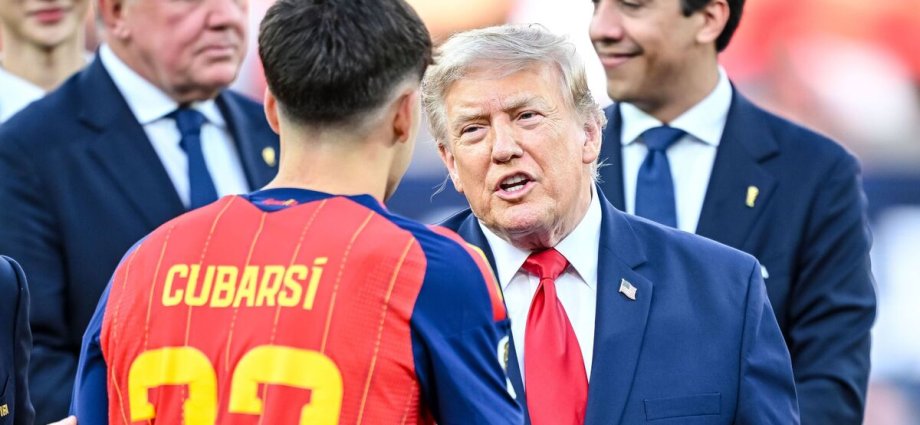 Donald Trump ruined Spain's World Cup celebrations and FIFA crossed the line