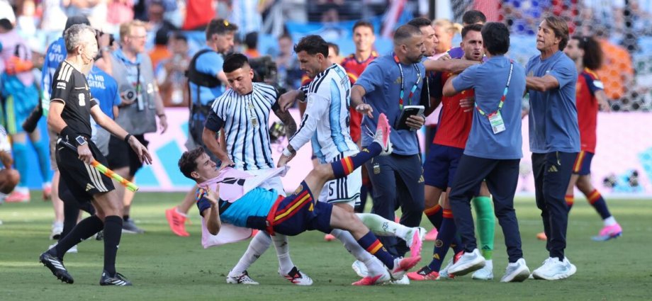 FIFA launch Argentina World Cup investigation as Spain players 'punched'