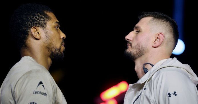 Anthony Joshua vs Kristian Prenga LIVE - Ring walk time and how to watch
