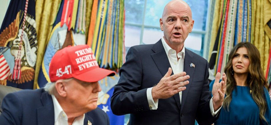 Trump set for awkward Infantino talks as FIFA's worst-case scenario unfolds