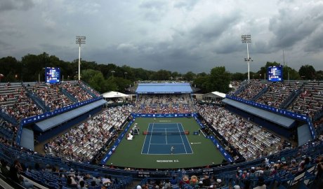 Tennis LIVE as Washington Open final suspended as players told 'find shelter'