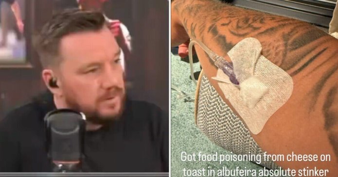 Jamie O'Hara hospitalised as ex-Premier League star suffers nightmare holiday
