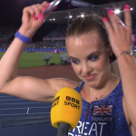 Keely Hodgkinson shows true feelings by taking off medal live on BBC