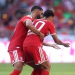Bayern Munich's Jamal Musiala collapses during friendly as teammate catches him