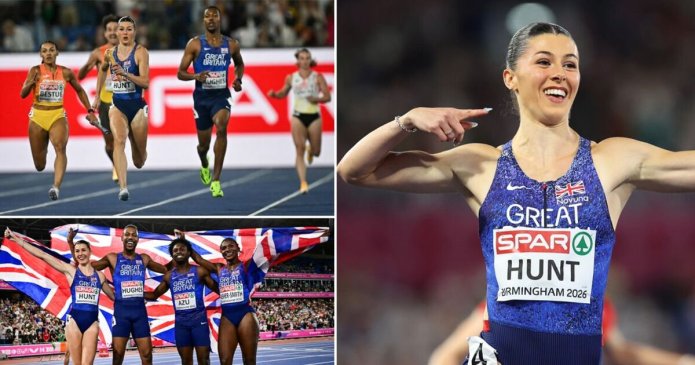 Amy Hunt gets dream ending to European Champs as Team GB star makes history