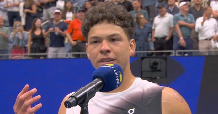 Ben Shelton baffled by awkward Annabel Croft incident after US Open win