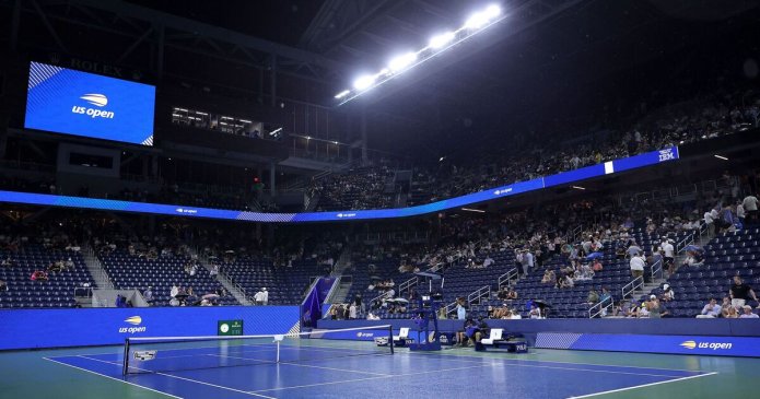 US Open LIVE as Brit loses in 58 minutes and Navratilova wants rule scrapped