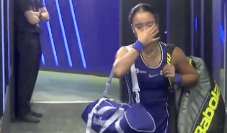 US Open star breaks down crying as Naomi Osaka issues grovelling apology