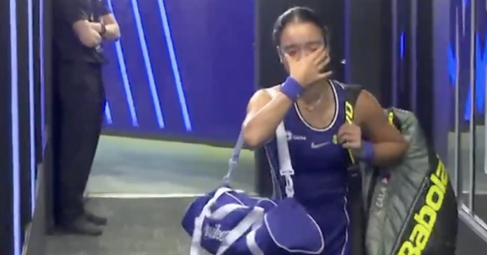 US Open star breaks down crying as Naomi Osaka issues grovelling apology