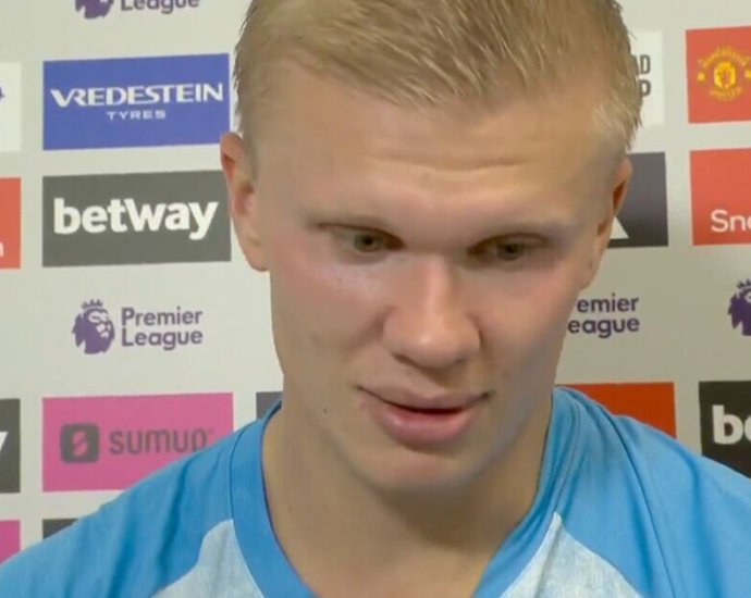 Erling Haaland apologises after Man Utd controversy as Man City star goes viral