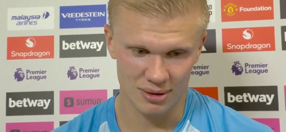Erling Haaland apologises after Man Utd controversy as Man City star goes viral
