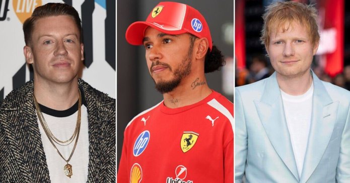 Lewis Hamilton stands up for Macklemore after Ed Sheeran backlash