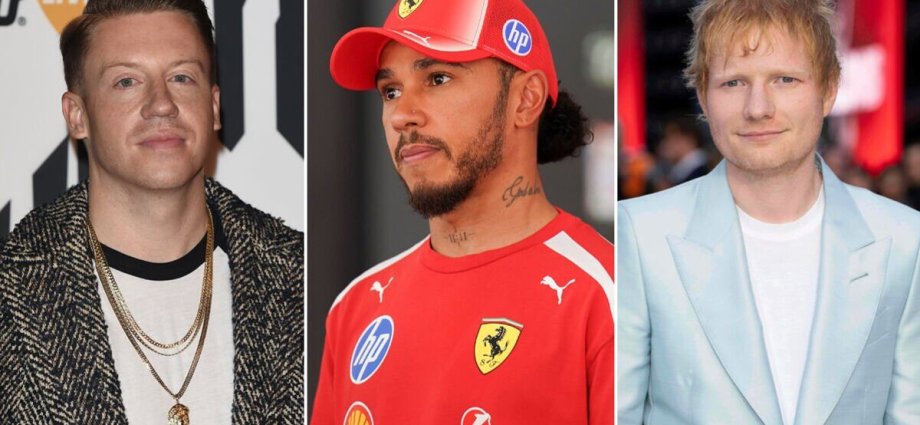 Lewis Hamilton stands up for Macklemore after Ed Sheeran backlash