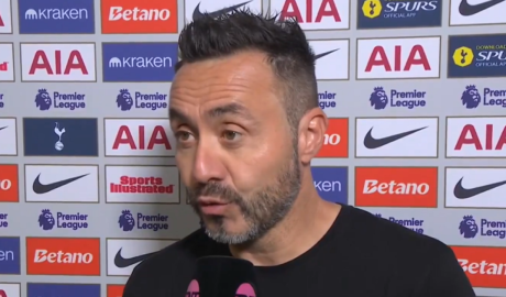 Roberto De Zerbi publicly calls out two Tottenham players after Aston Villa loss