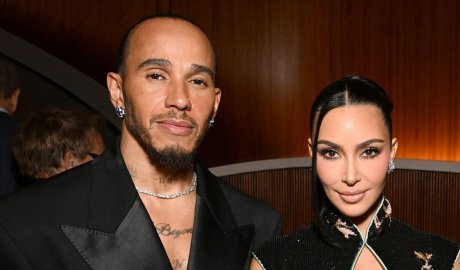 Kim Kardashian's saucy new nickname for Lewis Hamilton leaves Khloe in awe