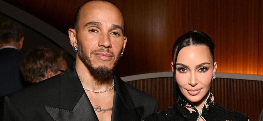 Kim Kardashian's saucy new nickname for Lewis Hamilton leaves Khloe in awe