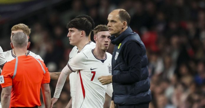England row erupts as Thomas Tuchel hits out at Cole Palmer with future at risk