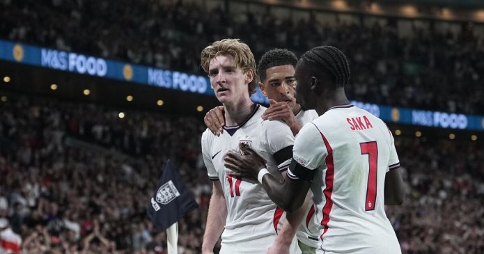 England player ratings vs Spain with one 4/10 but Gordon and Saka impressive
